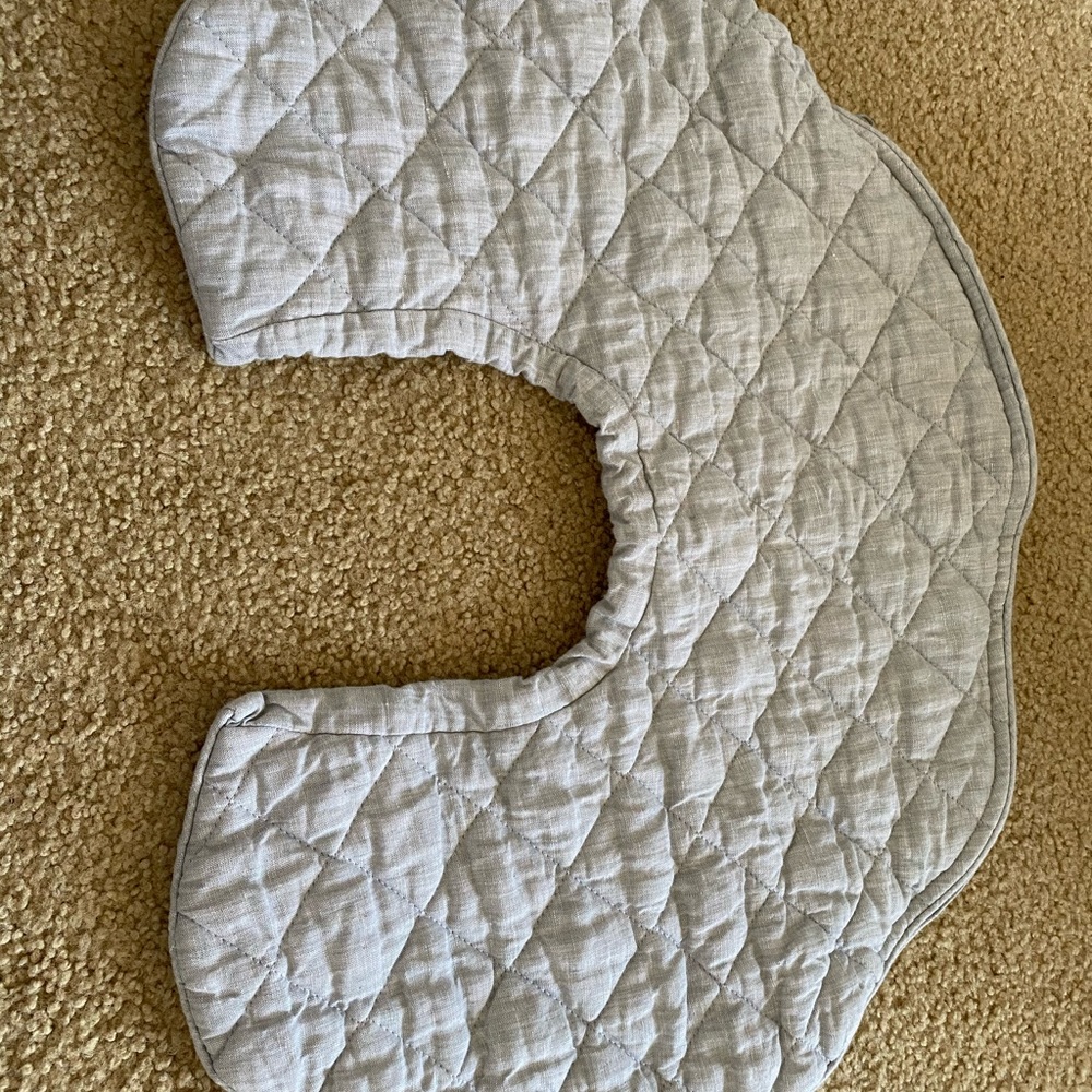 Quilted Boppy Pillow Linen